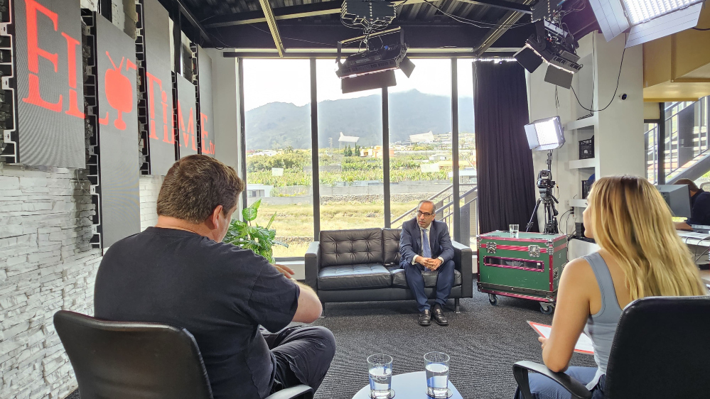 Comisionado en el programa "El foco de el Time"