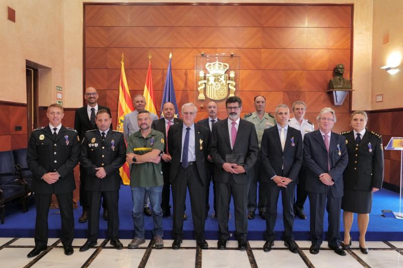 La Delegació del Govern a Aragó reconeix “l'eficàcia i la generositat” en l'àmbit de la Protecció Civil