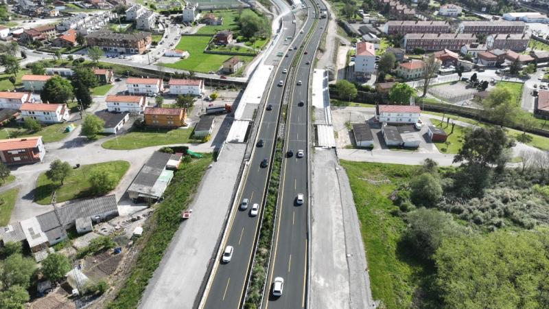 Afectacions al trànsit en l'autovia A-67 per les obres del ramal de continuïtat Sierrapando-Barreda