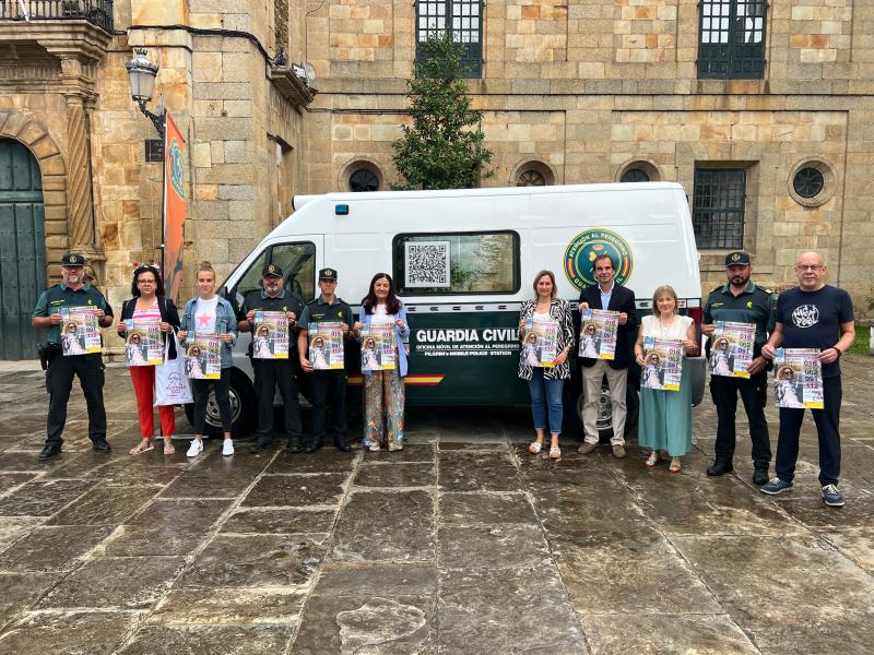 Isabel Rodríguez informa en Lourenzá que la Campanya “No Caminas Sola” per a prevenir la violència masclista és present en 390 punts de la ruta xacobea a la província de Lugo