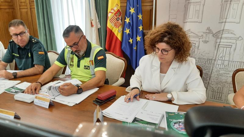 María Rivas supervisa el dispositiu de seguretat del 54è Rallye de Ferrol per a garantir que es desenvolupi amb el menor nombre d'incidències