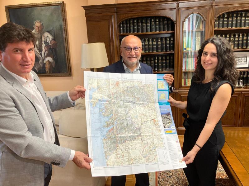 El Institut Geogràfic Nacional actualitza el mapa de la província de Pontevedra