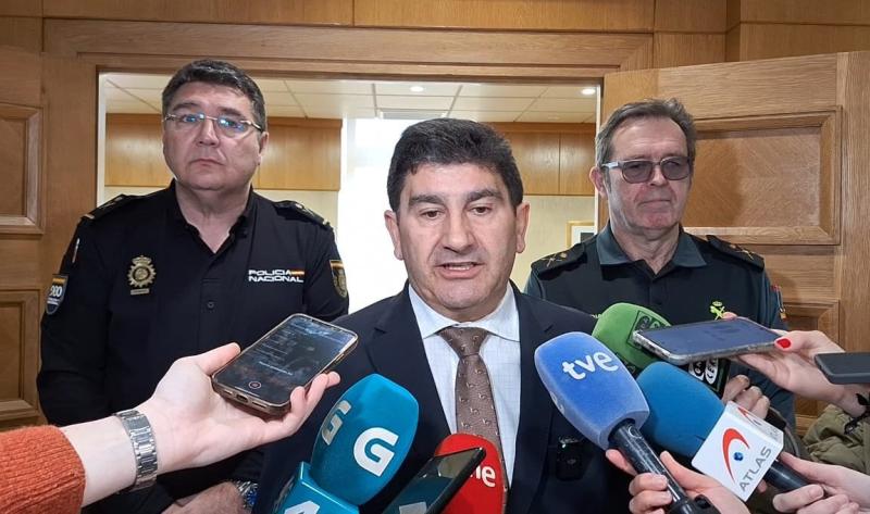 Pedro Blanco celebra que Galícia revalidi la tercera posició entre les comunitats més segures d'Espanya després d'una nova millora en la taxa d'eficàcia policial