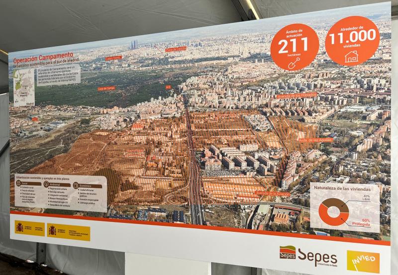 El Govern autoritza de Defensa la venda dels terrenys de Campament a Mitma per 272 milions d'euros