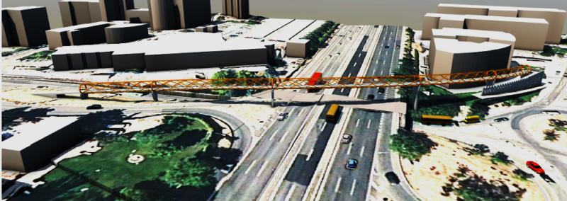 Transports aprova definitivament el projecte de traçat per a construir una passarel·la per als vianants en l'A-6, entre Aravaca i Valdemarín