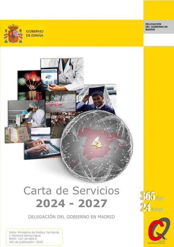 Nova carta de serveis de la Delegació del Govern d'Espanya en la Comunitat de Madrid