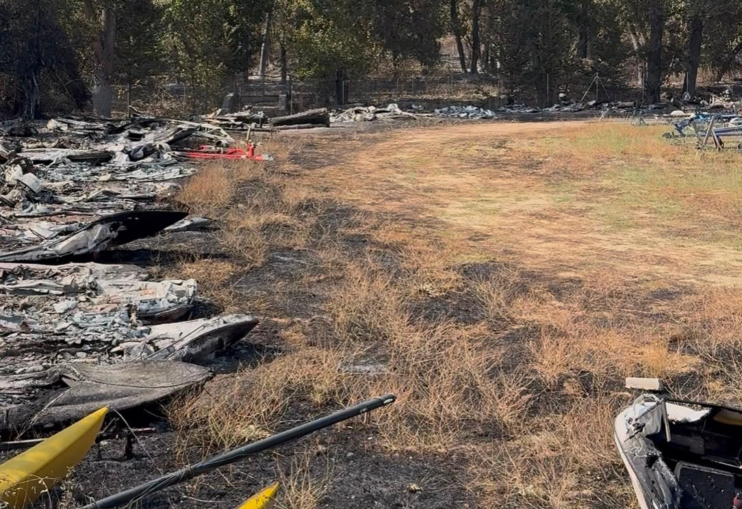 Embassament de Sant Joan després dels incendis