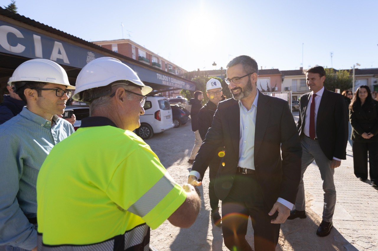 Lucas, durant la seva visita a la Comissaria de PN a Molina de Segura