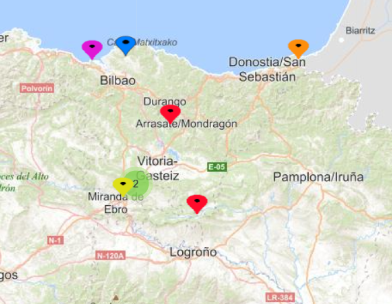 mapa georreferenciado