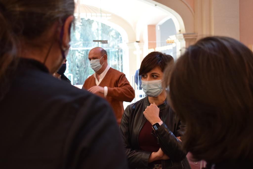Isabel Rodríguez visita la Cinquena dels Molins de Madrid
