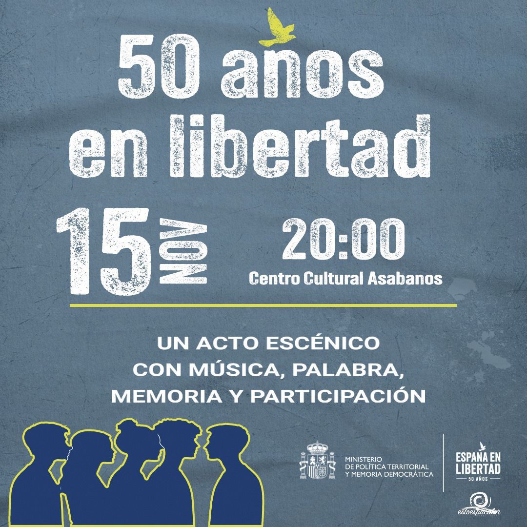 Cartel del acto en El Hierro