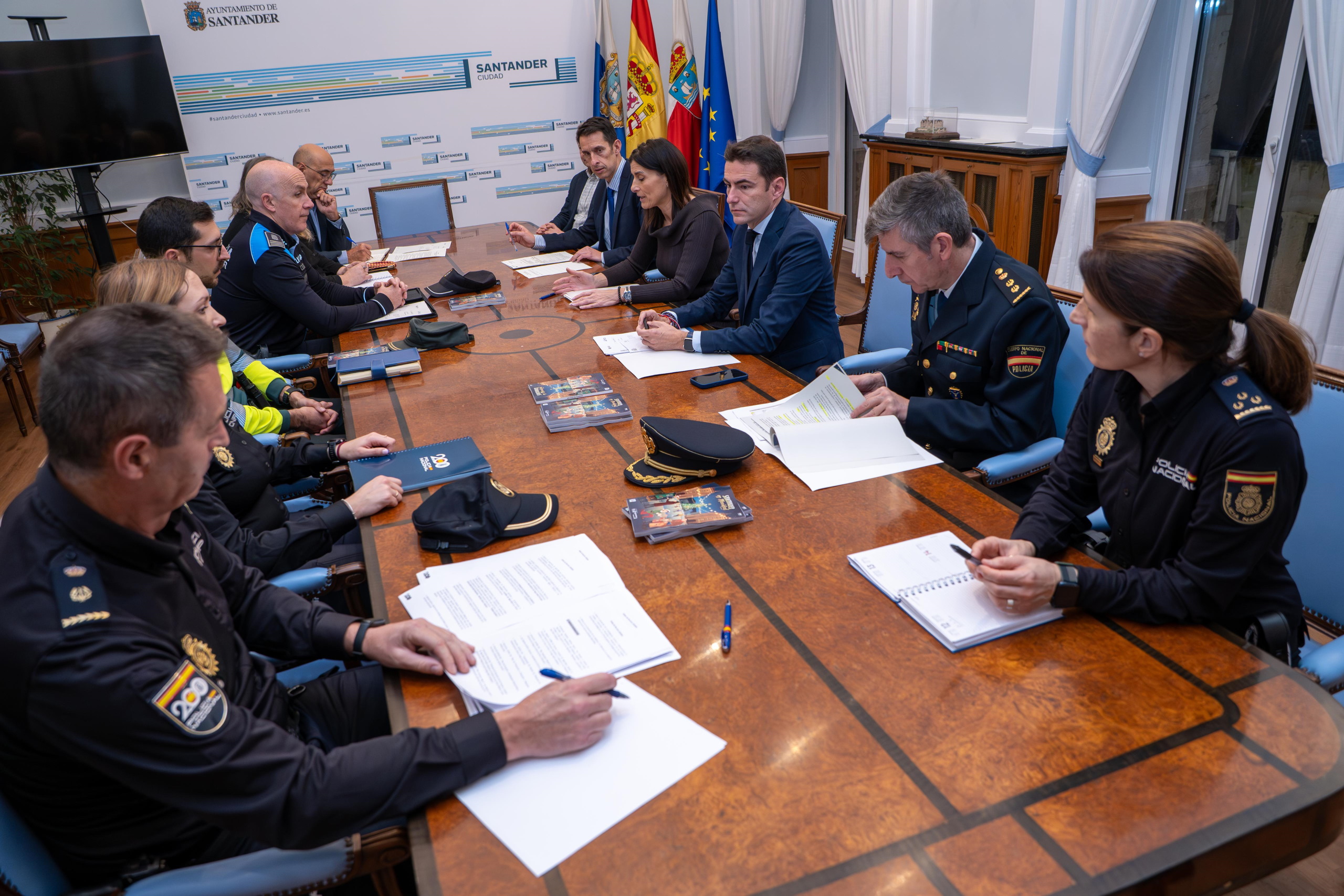 Un momento de la reunión