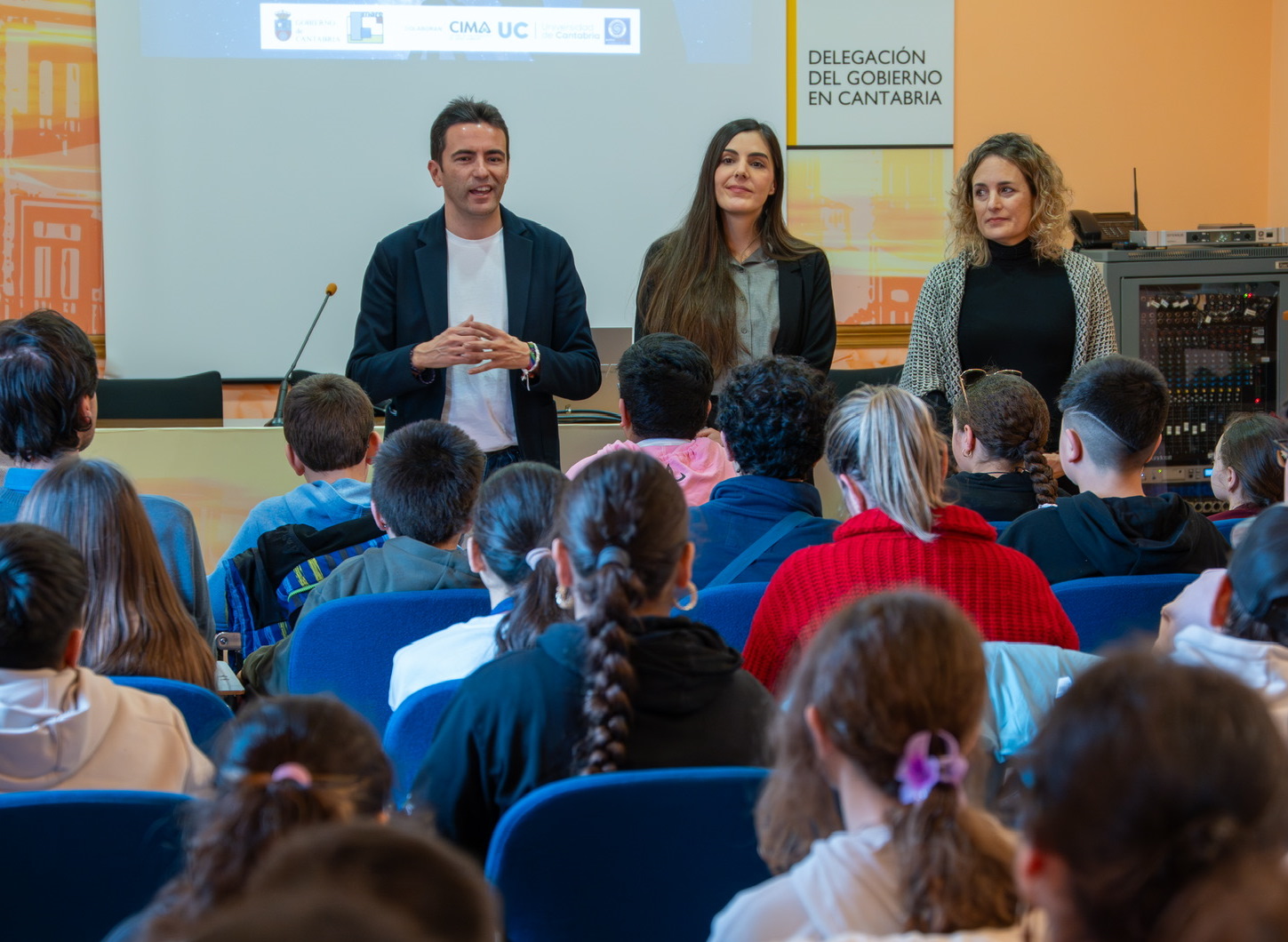 El delegado en un momento de la jornada