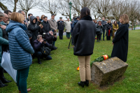 Momento del homenaje a las víctimas del terrorismo
