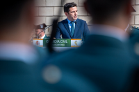 Casares durante su intervención en el acto