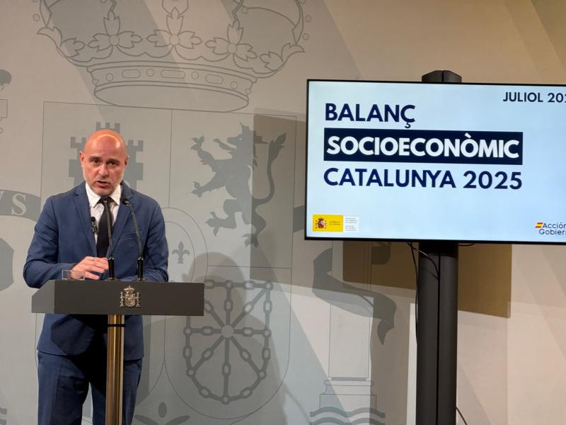 Carlos Prieto repasa los buenos datos socioeconómicos: “El Gobierno de España ha cumplido con Catalunya y seguirá cumpliendo"