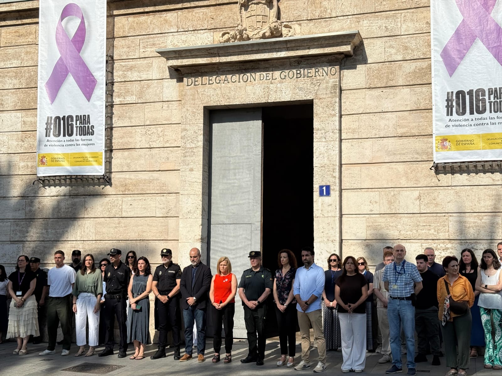 Minuto de silencio por el asesinato machista de Callosa de Segura