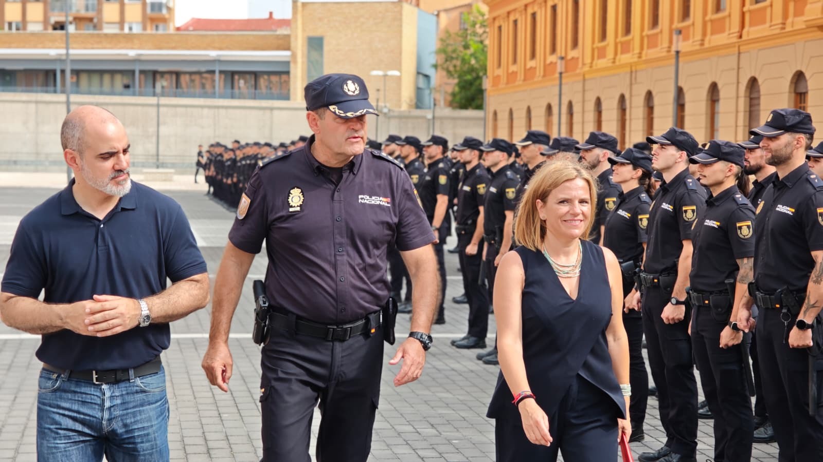 Presentación de 194 agentes en prácticas de la Policía Nacional para la provincia de Valencia