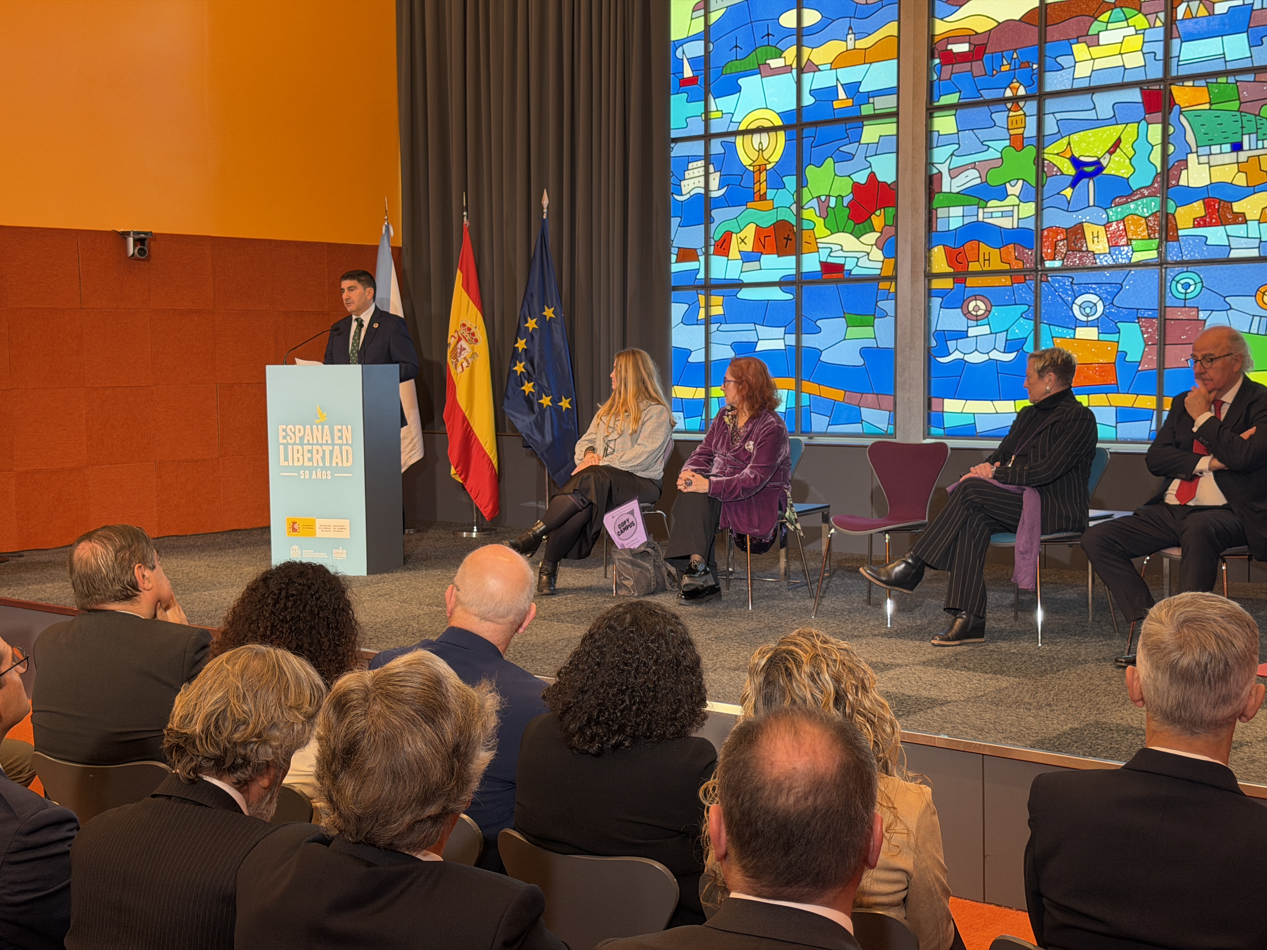 Vista general del acto celebrado en A Coruña