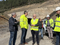 Eladio Santos, en la Circunvalación de O Barco