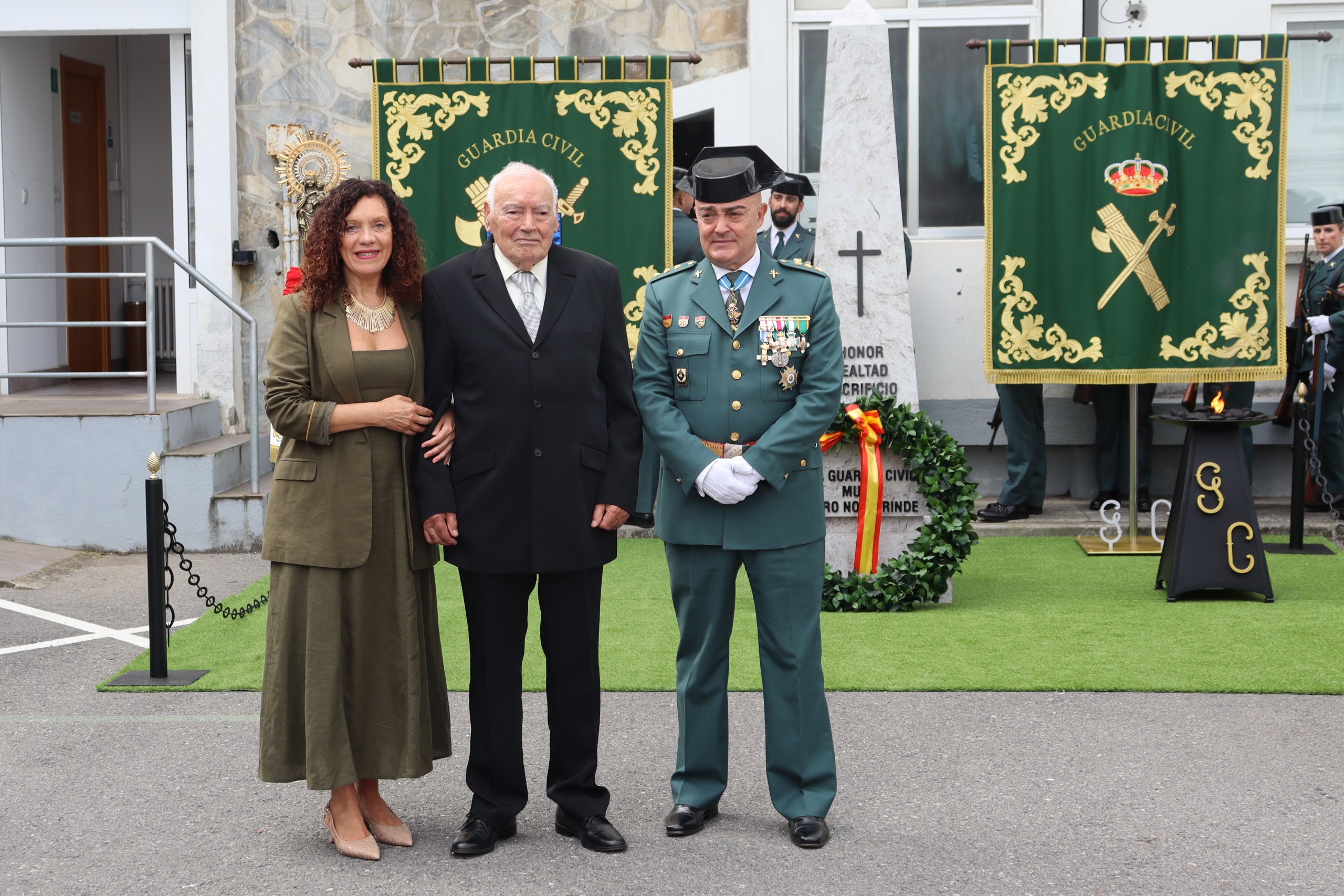 Olimpia López destaca la labor de la Guardia Civil en Lugo durante el Día del Pilar