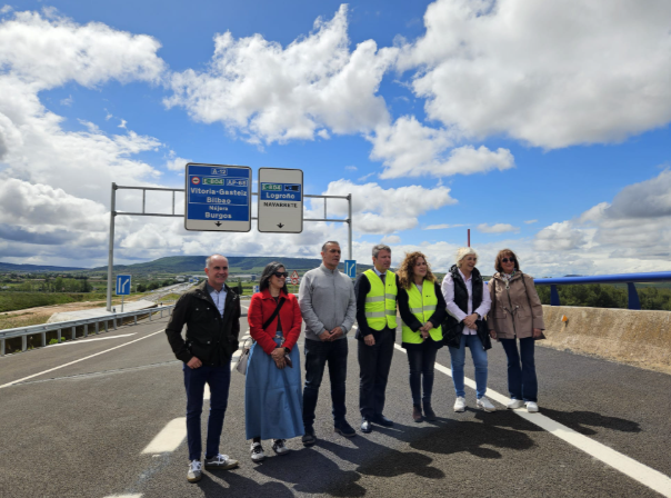 Puesta en servicio enlace de Fuenmayor en la A68