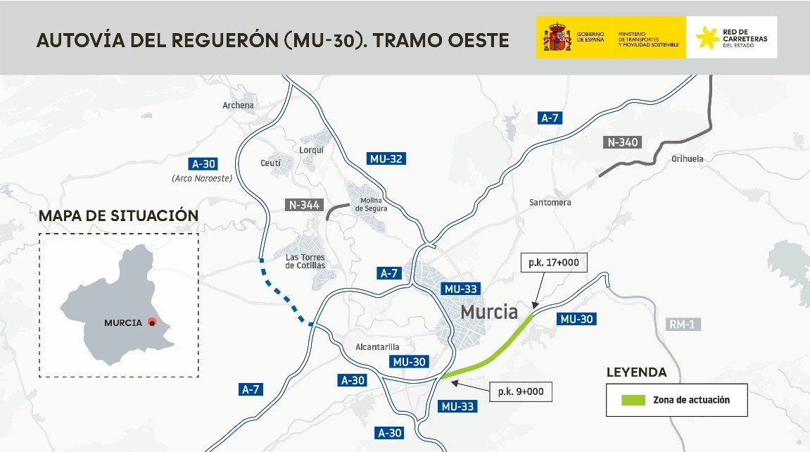 Mapa de la nueva infraestructura