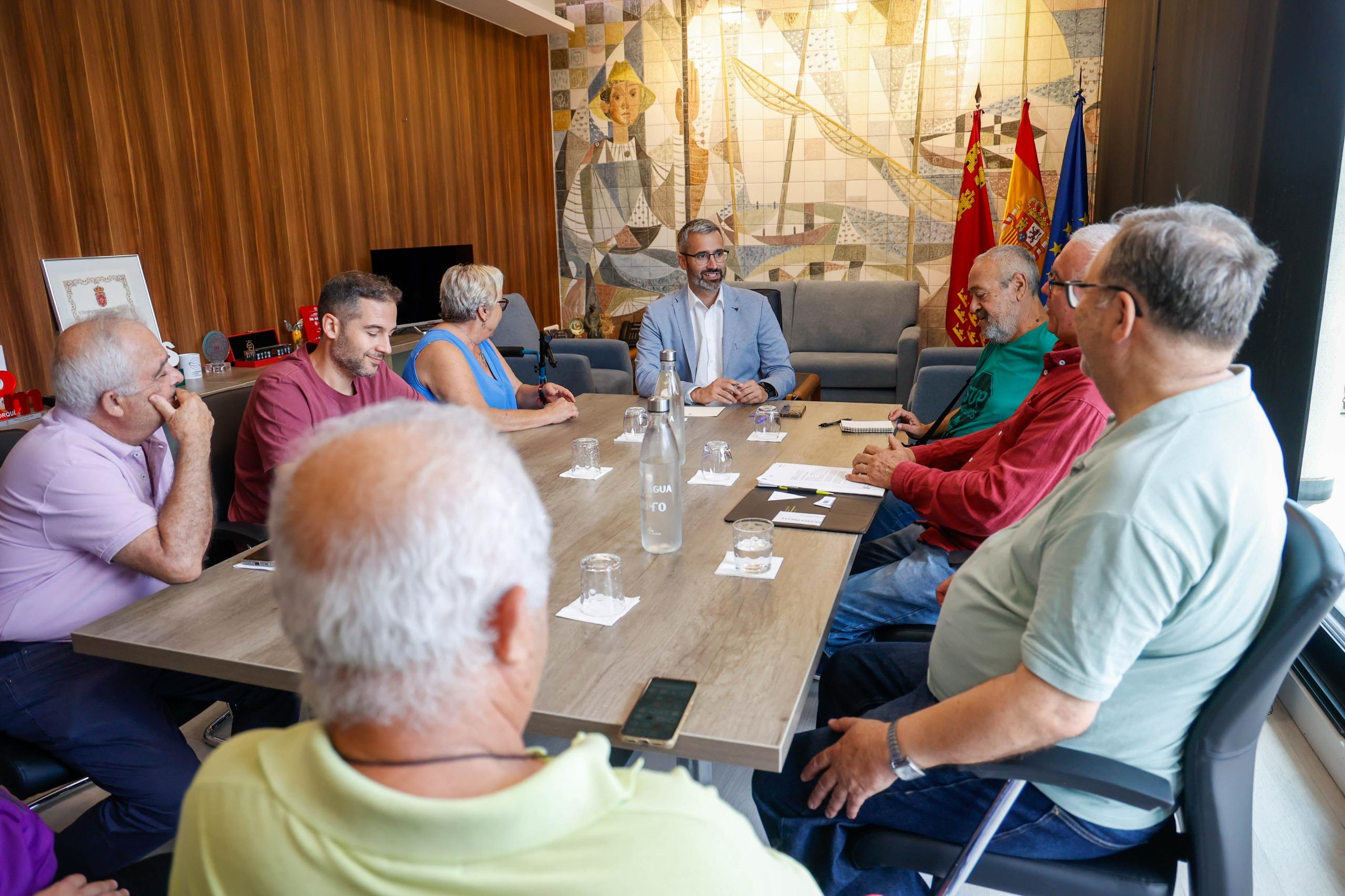 Imagen de la reunión celebrada en la Delegación