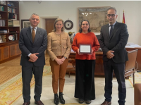 Reunión Comisionado con la nueva directora del IGN