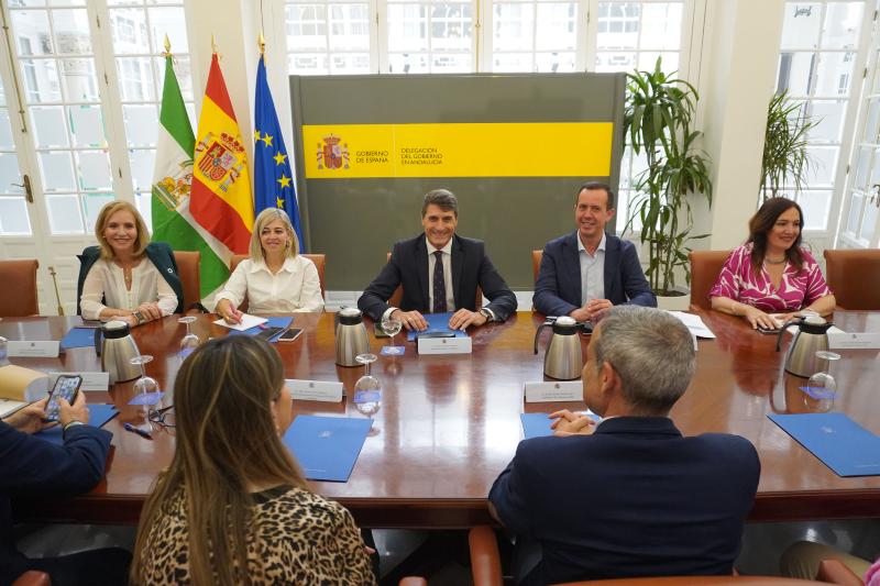 Pedro Fernández advances with the subdelegates of the Government in Andalusia the organization of the meetings during the Spanish Presidency of the EU
