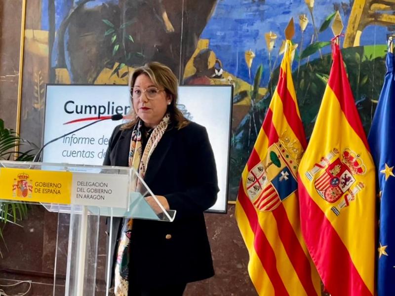 Rosa Serrano: “The Government of Spain has in Aragón a decisive commitment to the business fabric and the reactivation of areas with low population density”