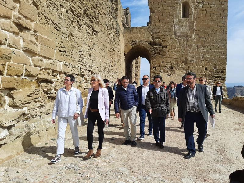 The Ministry of Culture and Sport finalizes the works of consolidation and restoration of the castle of Montearagón