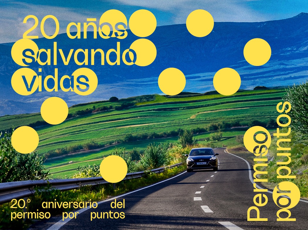 Two decades of driving licence for points drive a historic change in Spanish road safety