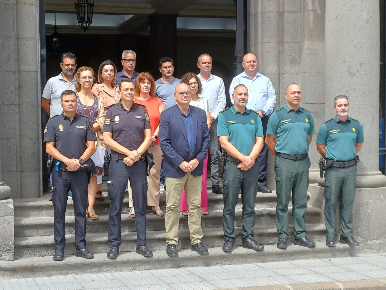 Minute of silence in Gran Canaria