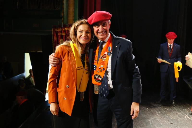 The delegate of the Government, appointed confrade of merit of the Confradía de la Anchoa de Cantabria