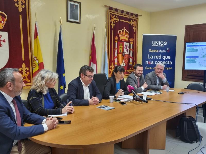 “The network that connects us” arrives in Hontoba with the ignition of ultra-fast broadband, with the presence of the Secretary of State for Telecommunications and Digital Infrastructures