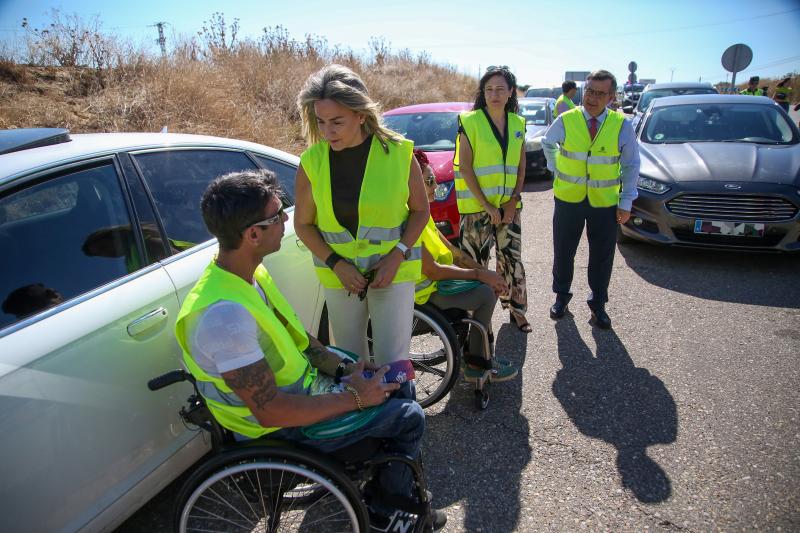 Milagros Tolón presents the campaign of awareness, surveillance and speed control of the DGT in Castilla-La Mancha, which has the collaboration of ASPAYM
