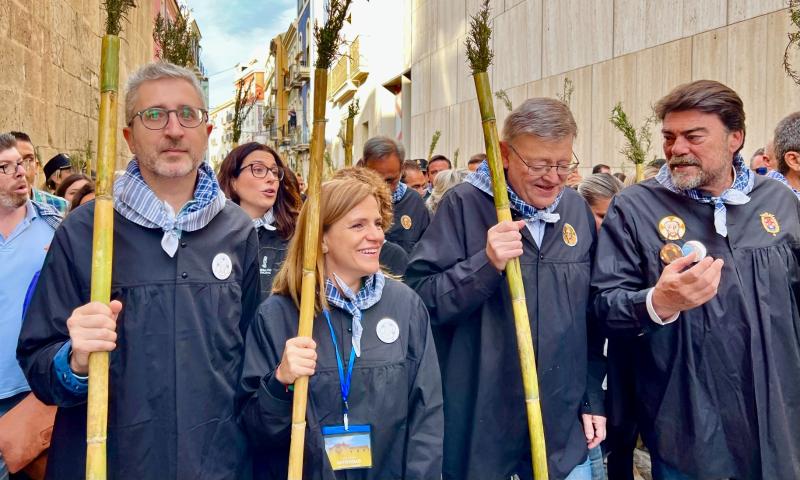 The delegate of the Government attends the Romería de la Santa Faz, “a success of convocation, security, coexistence and tranquility”