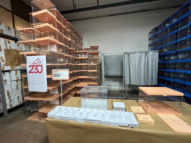 The Government Delegation distributes more 37.6 million ballot papers for the more than 2,000 polling stations in the Valencian Community
