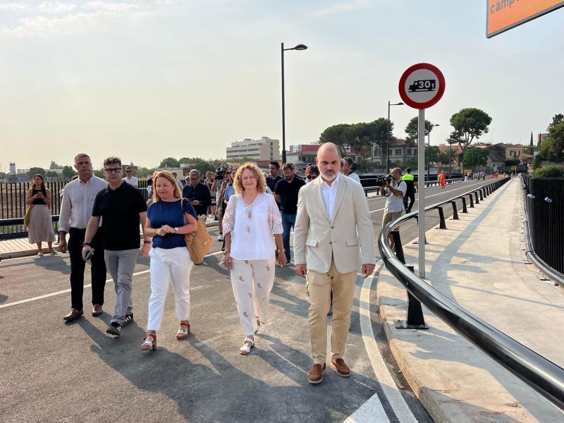 Rodríguez: “The Government of Spain has fully financed the repair of the bridge for a value of 1.9 million euros”