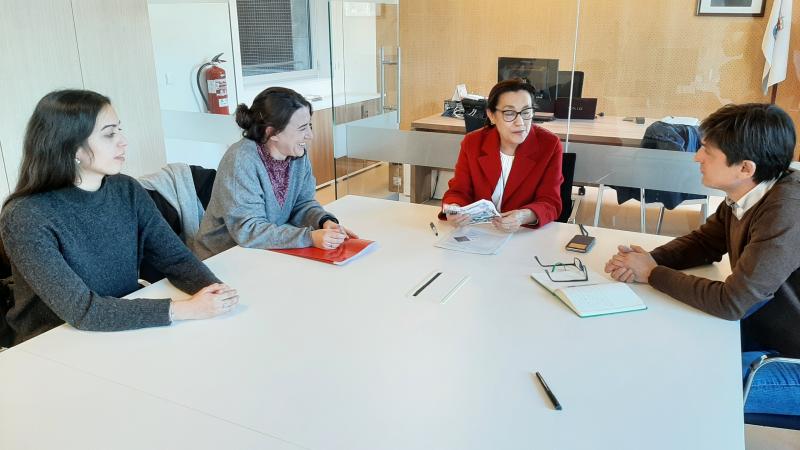 Maica Larriba highlights the good work of the Office of Foreigners of Vigo