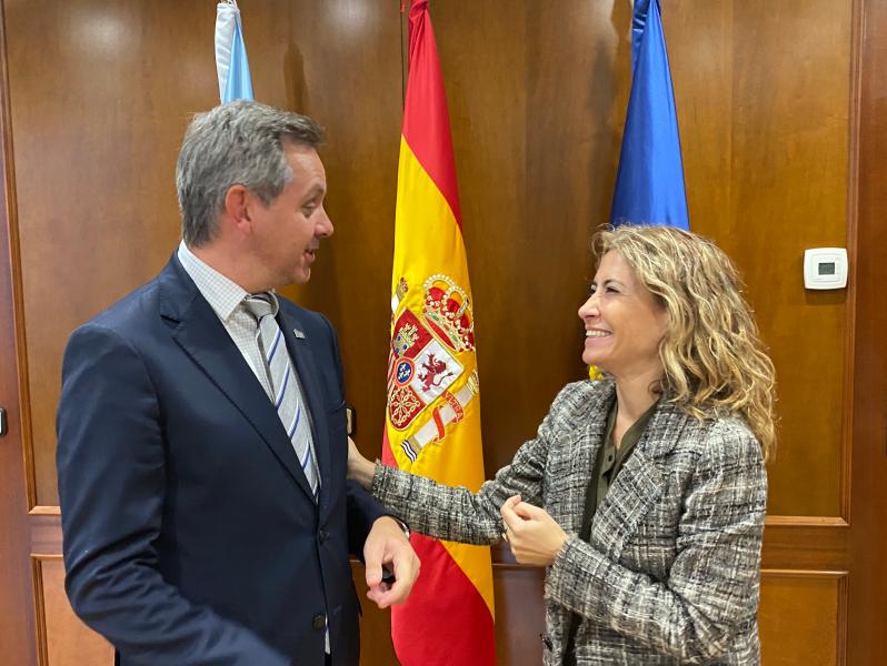 José Miñones confirms the commitment of the Government to the infrastructures of Galicia, with the approval of new actions for the intermodals of A Coruña and Ourense