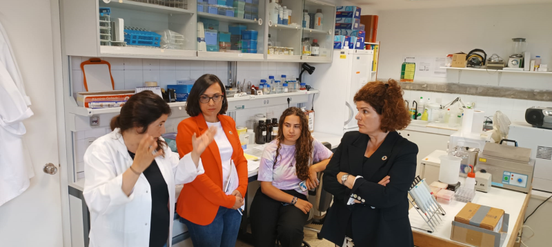 María Rivas visits the Oceanographic Center of A Coruña on the occasion of Oceans Day and encourages all citizens to participate in the day of open doors that is celebrated on June 10