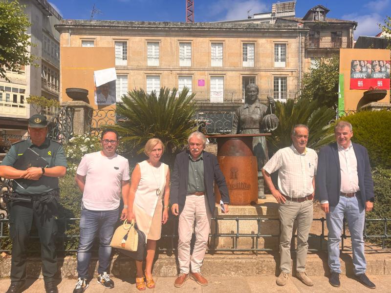 Emilio González guarantees "maximum security and coordination" in the security plan of the 61st edition of the Fiesta del Pulpo de Carballiño