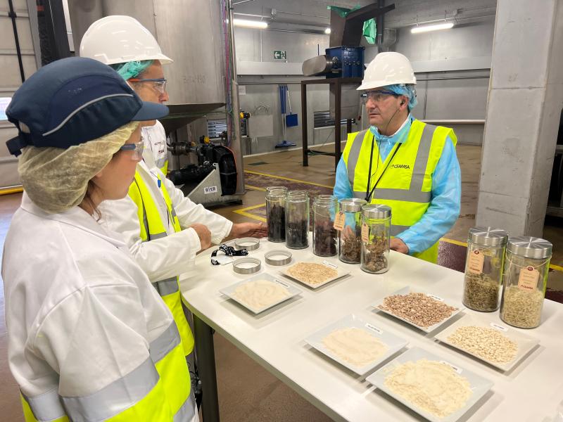 Pedro Blanco highlights in O Porriño the 21.3 million euros of the Government's Agri-food PERTE for the sustainable food project in which the Galician CEAMSA participates