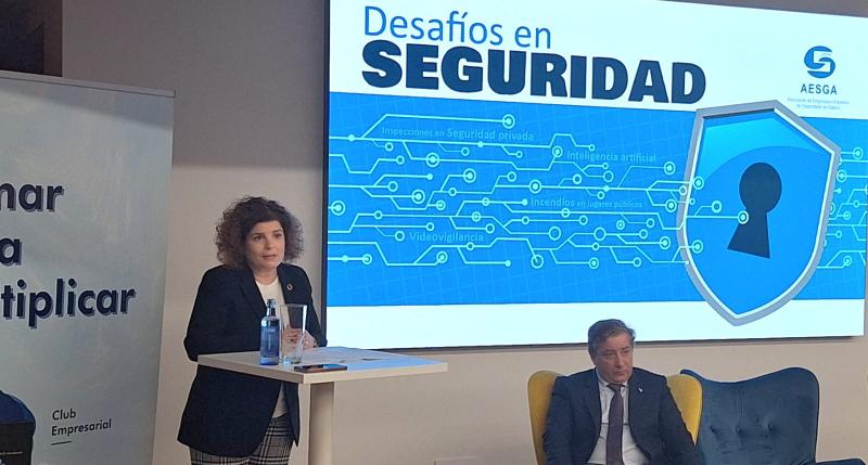 María Rivas points out that the security enjoyed by Galicia is the result of good understanding and collaboration between the public and the private