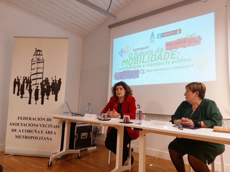 María Rivas puts in value the 20 million euros granted by the Government to the city of Coruña to promote sustainable mobility