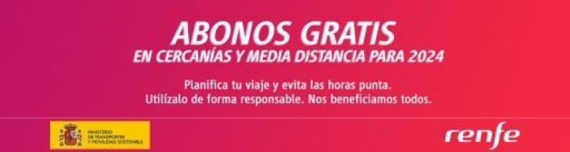 Renfe has issued in Galicia almost 80,000 free subscriptions of Cerca AM, Media Distancia and 50% bonuses in Avant services