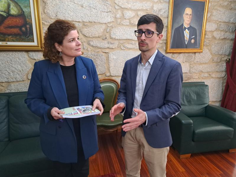 María Rivas highlights in Padrón the commitment of the Government for the digitalization and efficient management of water resources