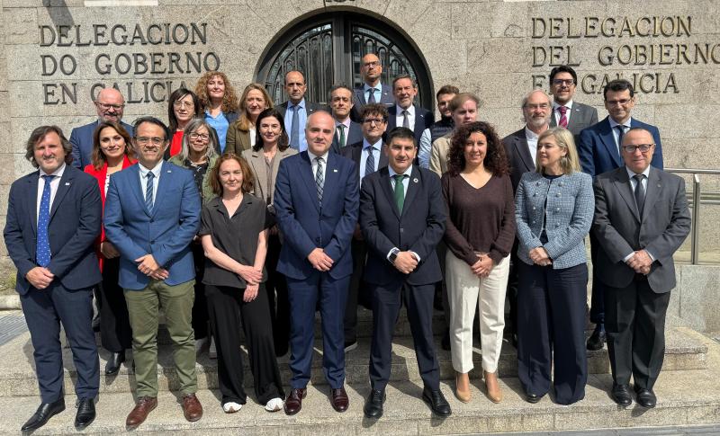 Pedro Blanco receives the secretaries-general of the Delegations of the Government of Spain